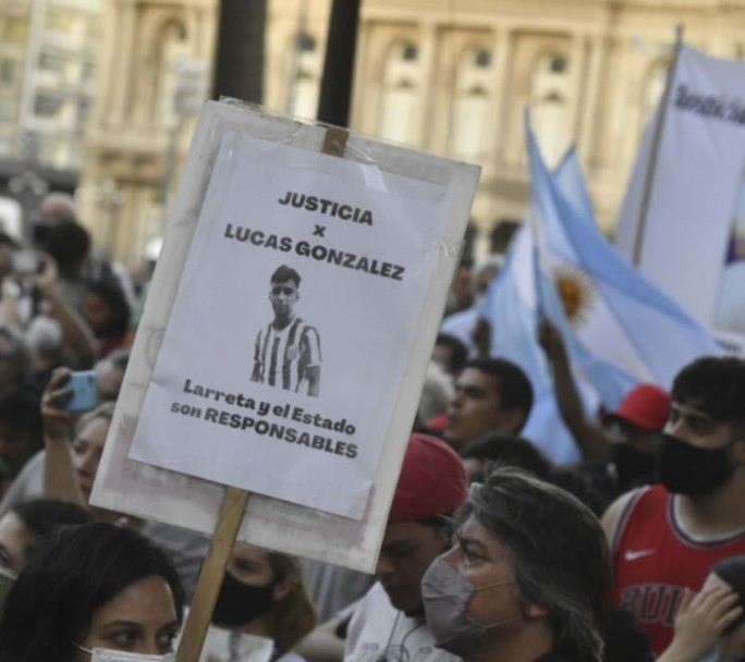 Prisión preventiva para los 7 policías acusados del crimen de Lucas Gonzales